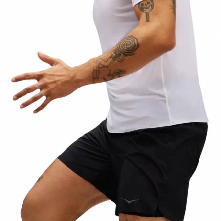 Hoka Glide 7" 2 in 1 Shorts Schwarz