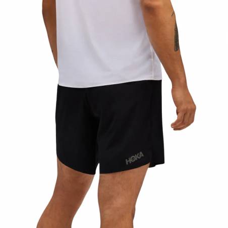 Hoka Glide 7" 2 in 1 Shorts Schwarz