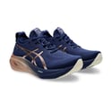 Asics Gel-Nimbus 26 Platinum Blue Gold Women Shoes