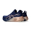Asics Gel-Nimbus 26 Platinum Blue Gold Women Shoes