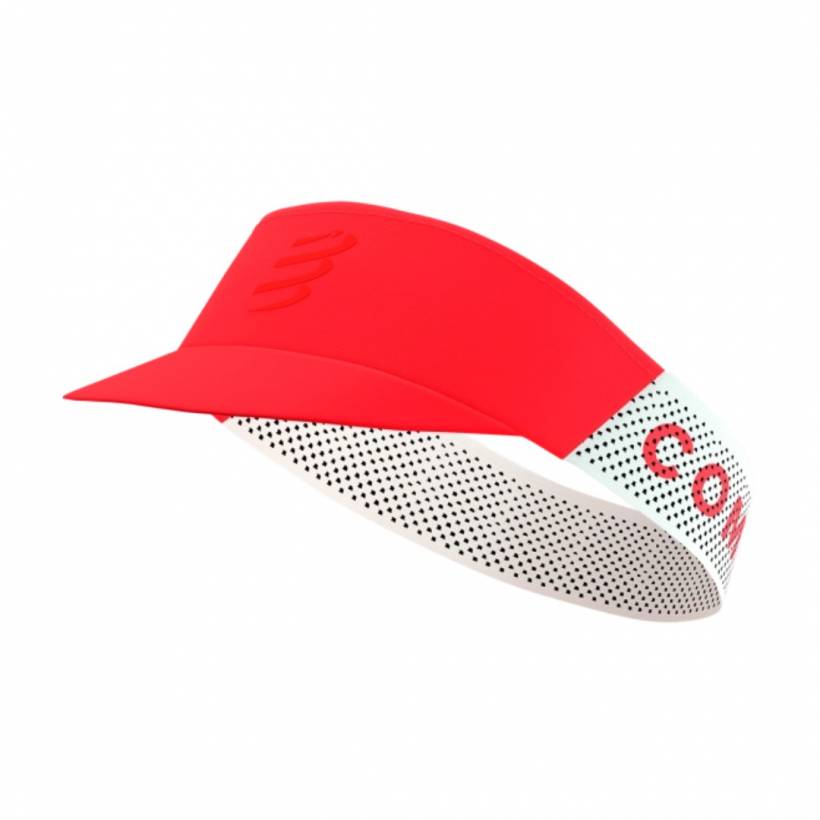 Visière Compressport Pro Racing Rouge Blanc