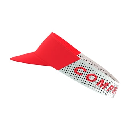 Visière Compressport Pro Racing Rouge Blanc