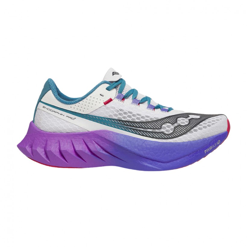 Scarpe Saucony Endorphin Pro 4 Bianco Viola SS25 Donna