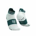 Compressport Pro Racing v4.0 Run Low Socks White Green