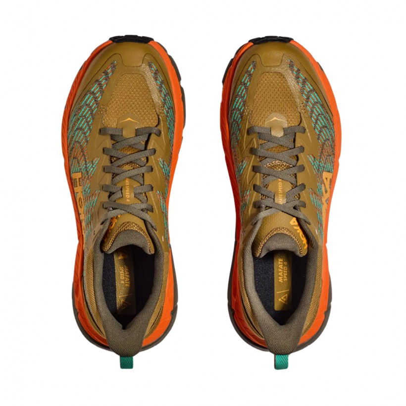 Shoes Hoka Mafate Speed 4 Brown Orange