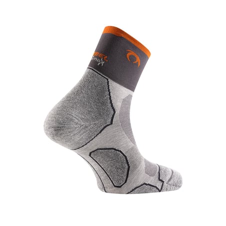 Calcetines Lurbel Desafio Four Gris Hielo Naranja