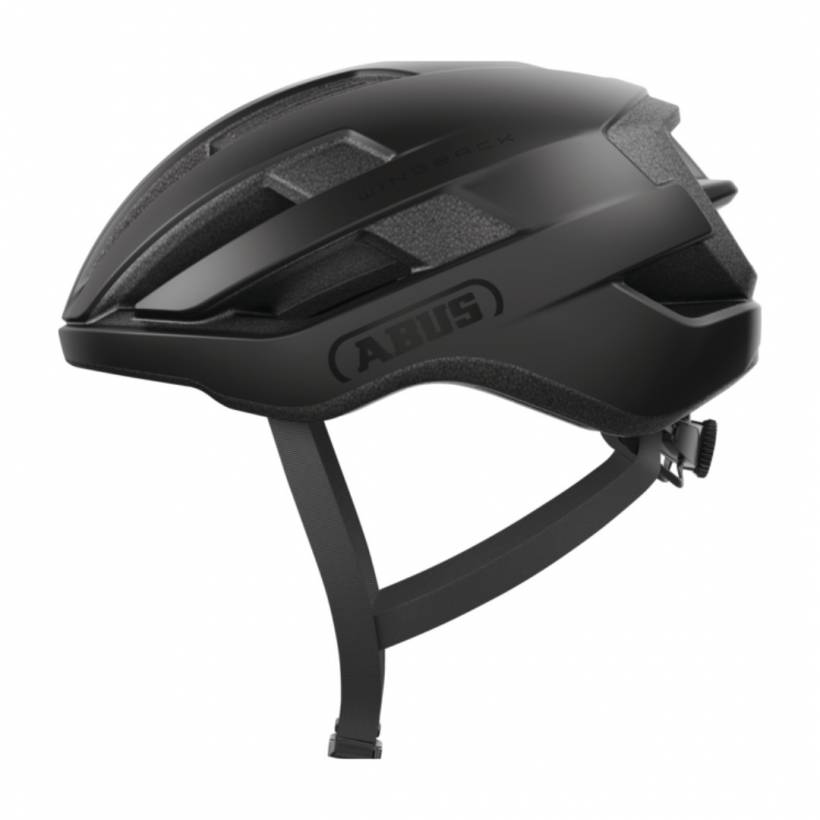 Abus WingBack Helm Samtschwarz