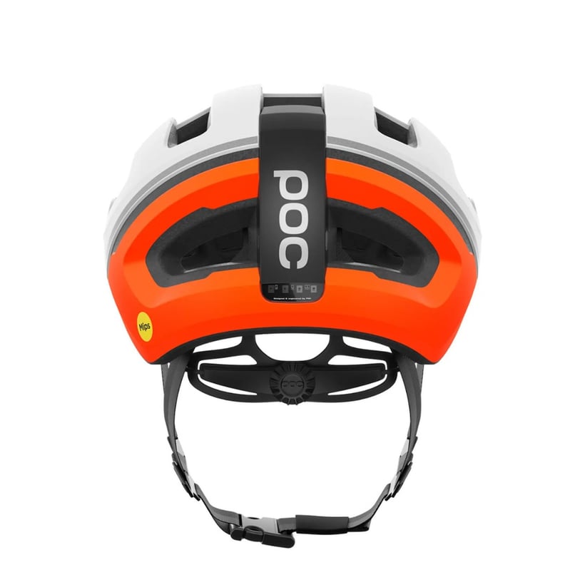 POC Omne Beacon MIPS Helm Weiß Orange Matt