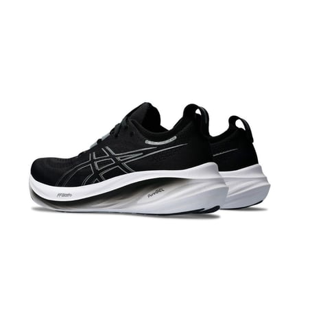 Asics Gel-Nimbus 26 Wide Sneakers Zwart Grijs SS25