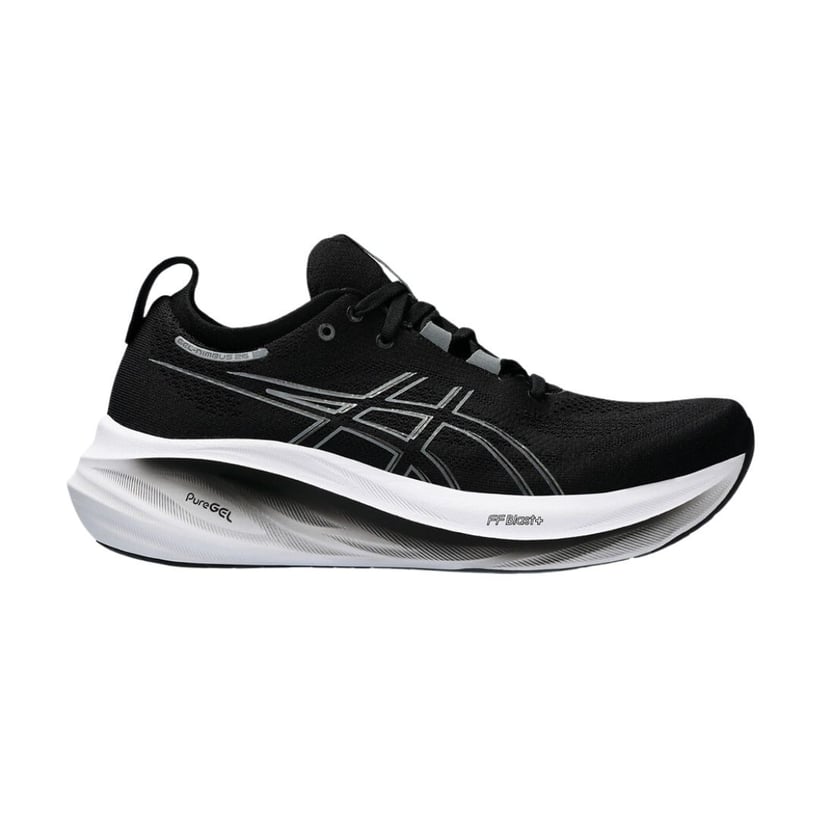 Asics Gel-Nimbus 26 Wide Sneakers Zwart Grijs SS25