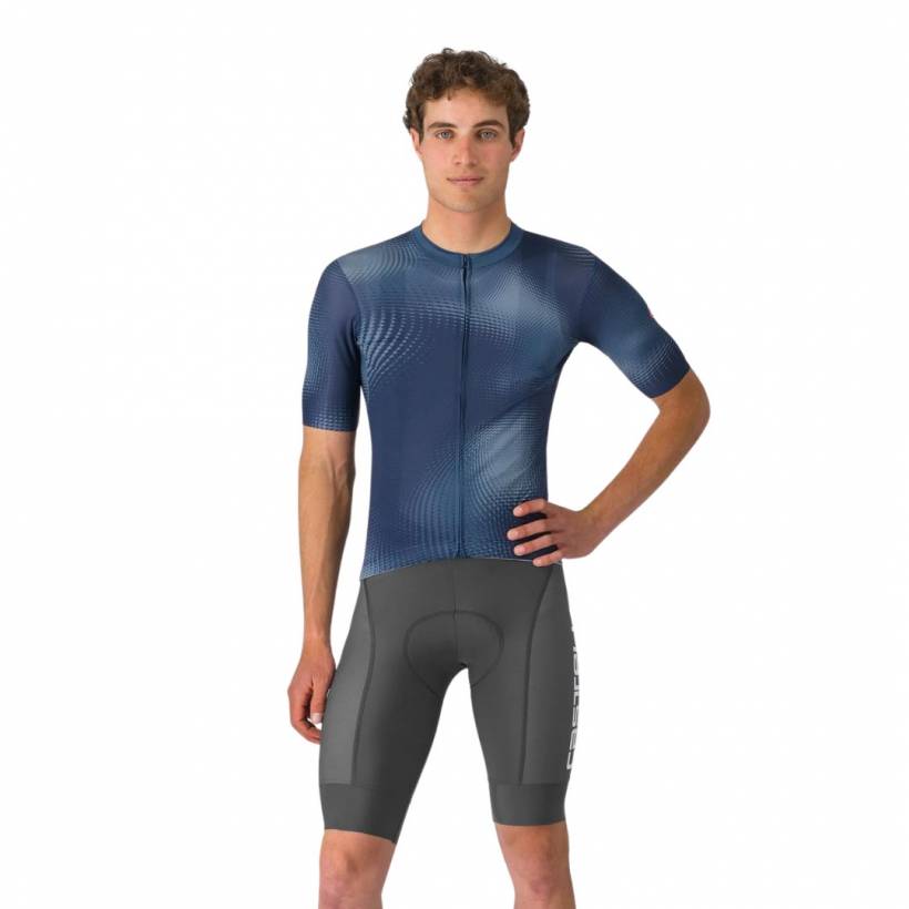 Culotte Castelli Competizione 2 Kit Cinza Fumaça
