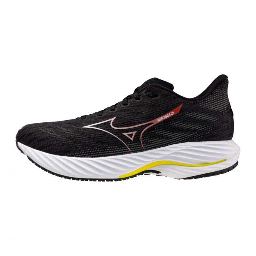 Chaussures Mizuno Wave Rider 28 Noir SS25