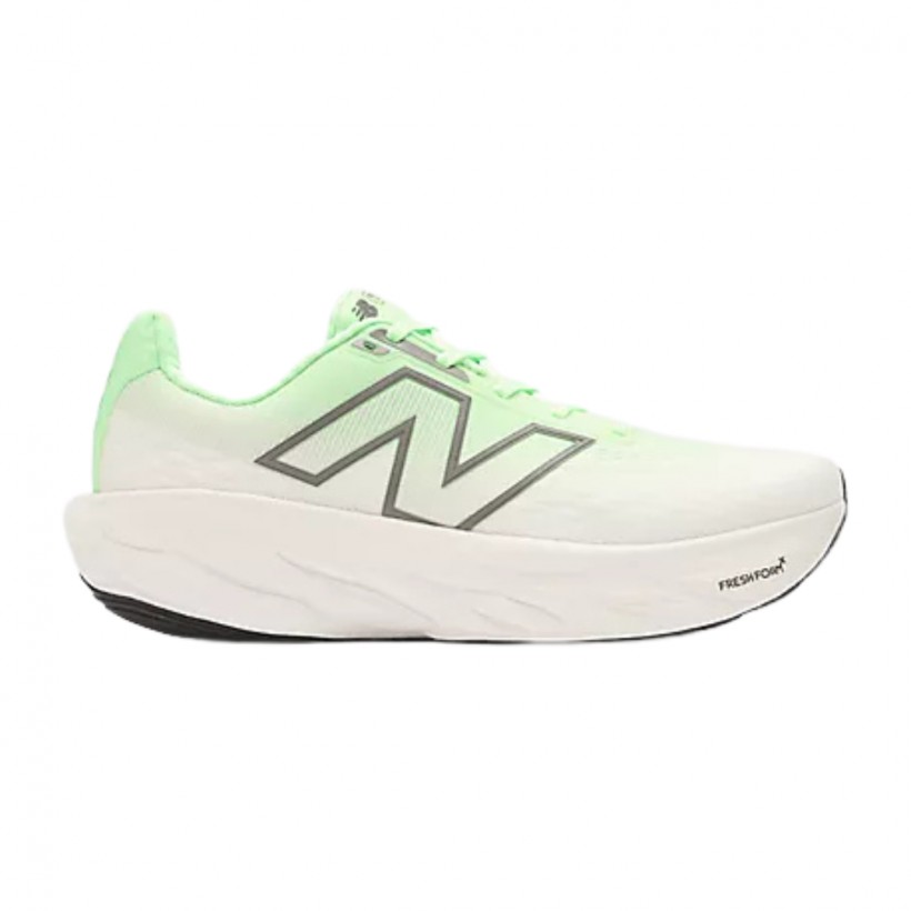 Tênis New Balance Fresh Foam 1080 v14 Branco Verde SS25 Feminino
