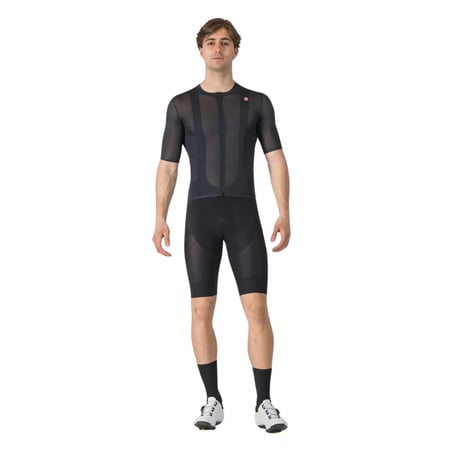 Maillot Castelli Superleggera A/C Manches Courtes Noir Clair