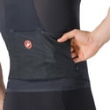 Koszulka kolarska Castelli Superleggera A/C z krótkim rękawem, jasnoczarna