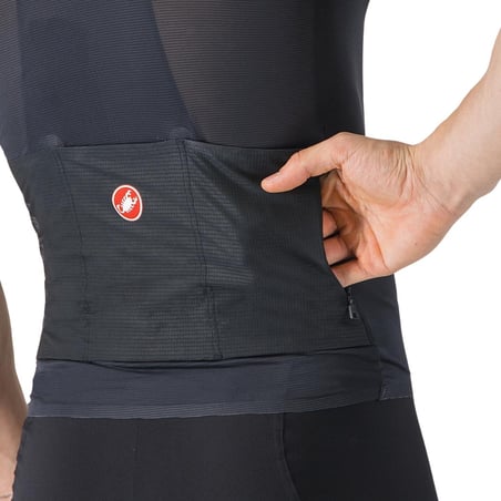 Castelli Superleggera A/C Korte Mouw Jersey Licht Zwart
