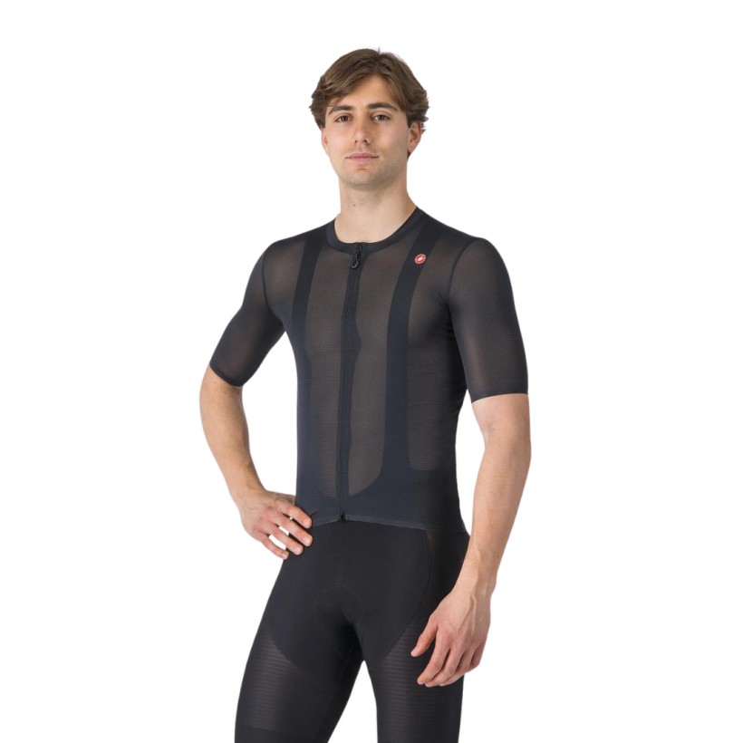 Maillot Castelli Superleggera A/C Manga Corta Negro Claro