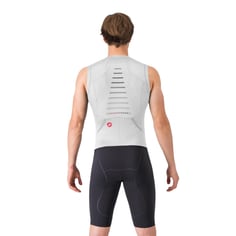 Macacão Castelli Free San Remo 3 Sem Mangas Branco Preto 2