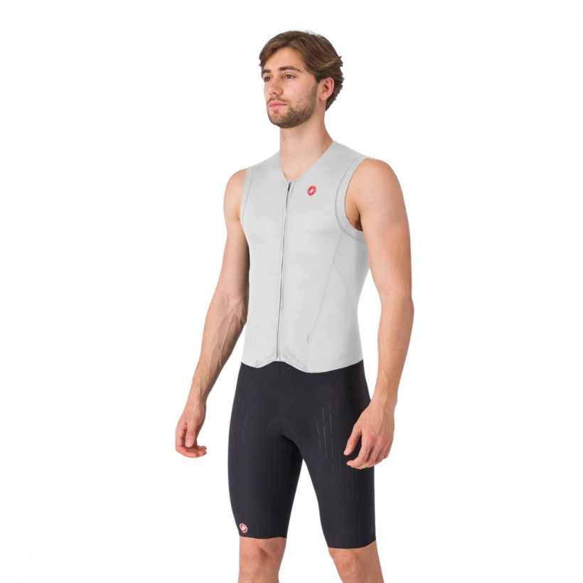 Trituta Castelli Free San Remo 3 Senza Maniche Bianco Nero