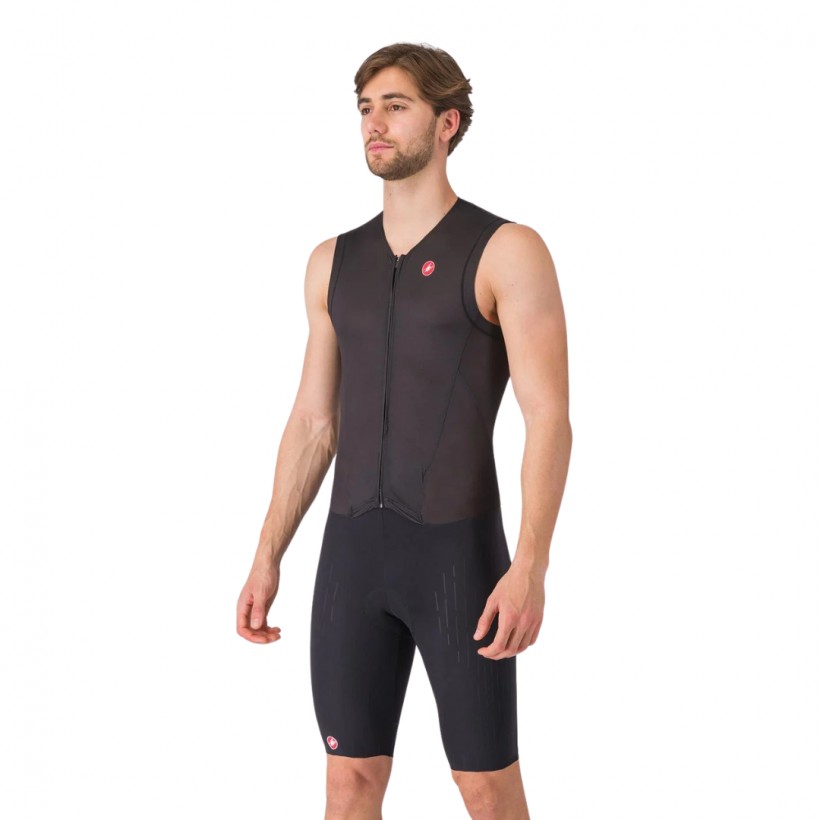 Castelli Free San Remo 3 Ärmelloser Triathlonanzug Schwarz