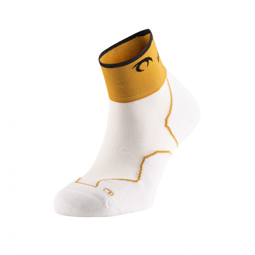 Calzini Lurbel Desafio Three Bianco Giallo