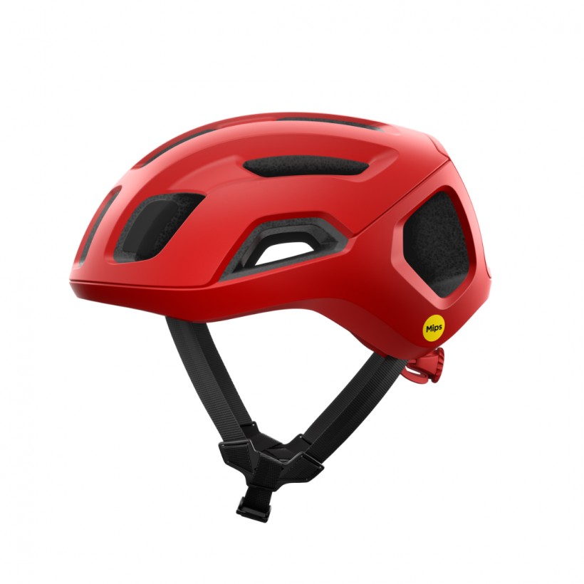 Casco POC Ventral Air Mips rosso opaco nero opaco