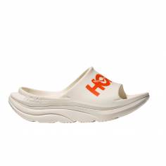 Hoka Ora Athletic Slide Sandal White Orange Unisex