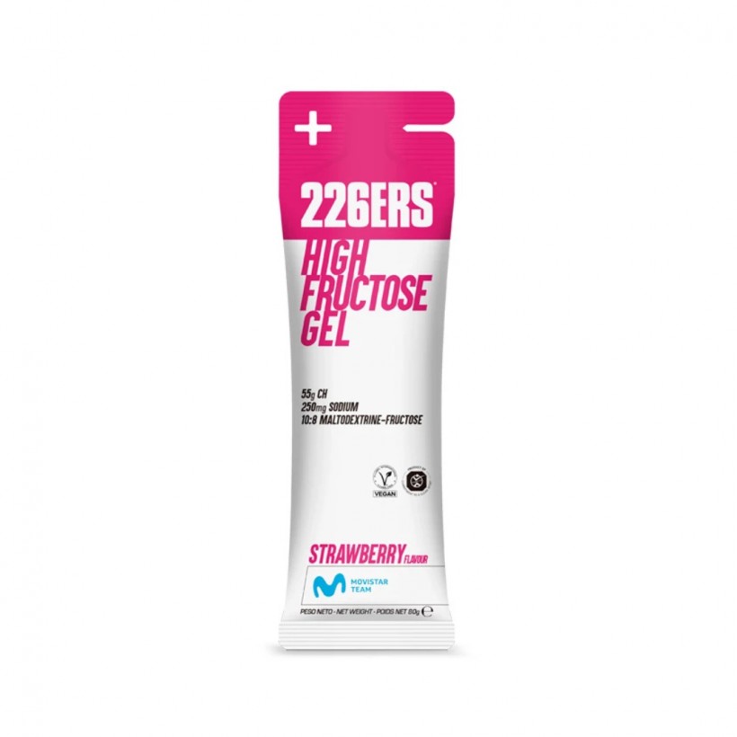 Energiegel 226ers High Fructose Erdbeere 80g