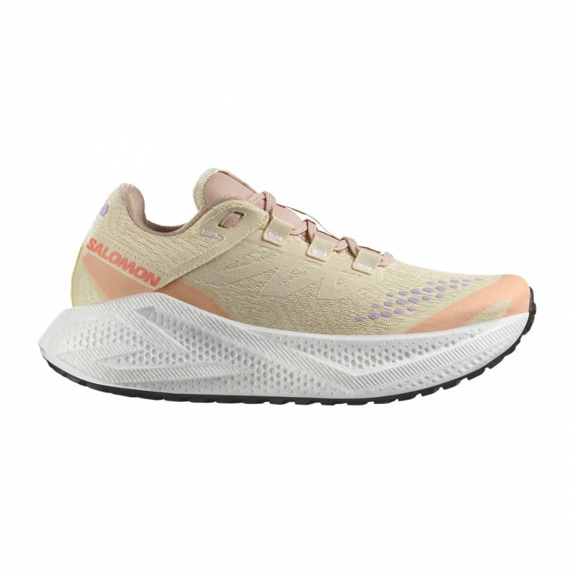 Salomon Aero Glide 3 GVRL Beige Oranje Damesschoenen SS25