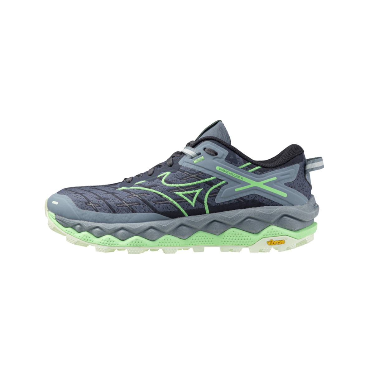 Zapatillas de Trail Mizuno Wave Mujin 10 Azul Verde Mujer SS25