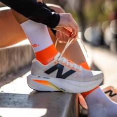 Calcetines Sporcks Get Shit Done Naranja Blanco 2