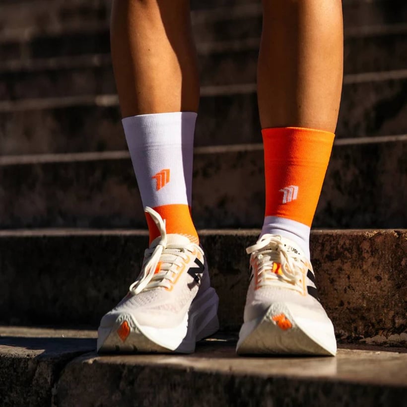 Sporcks Get Shit Done Sokken Oranje Wit