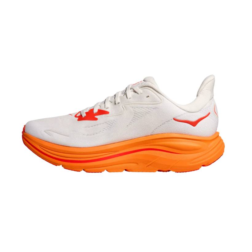 Hoka Clifton 10 Schuhe Weiß Orange SS25