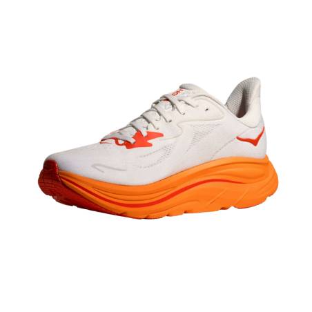 Hoka Clifton 10 Schuhe Weiß Orange SS25