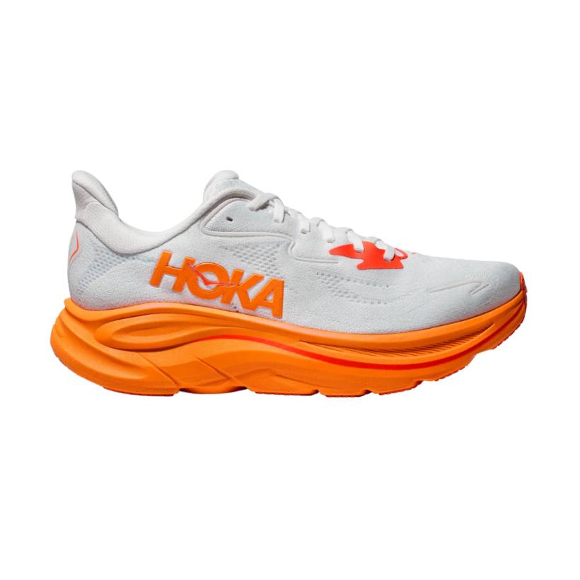 Buty Hoka Clifton 10 Biało-Pomarańczowe SS25