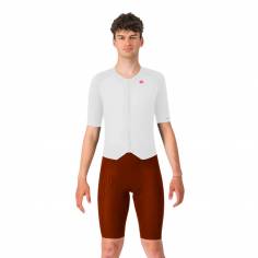 Macacão Castelli Sanremo S Speed Suit Branco Marrom
