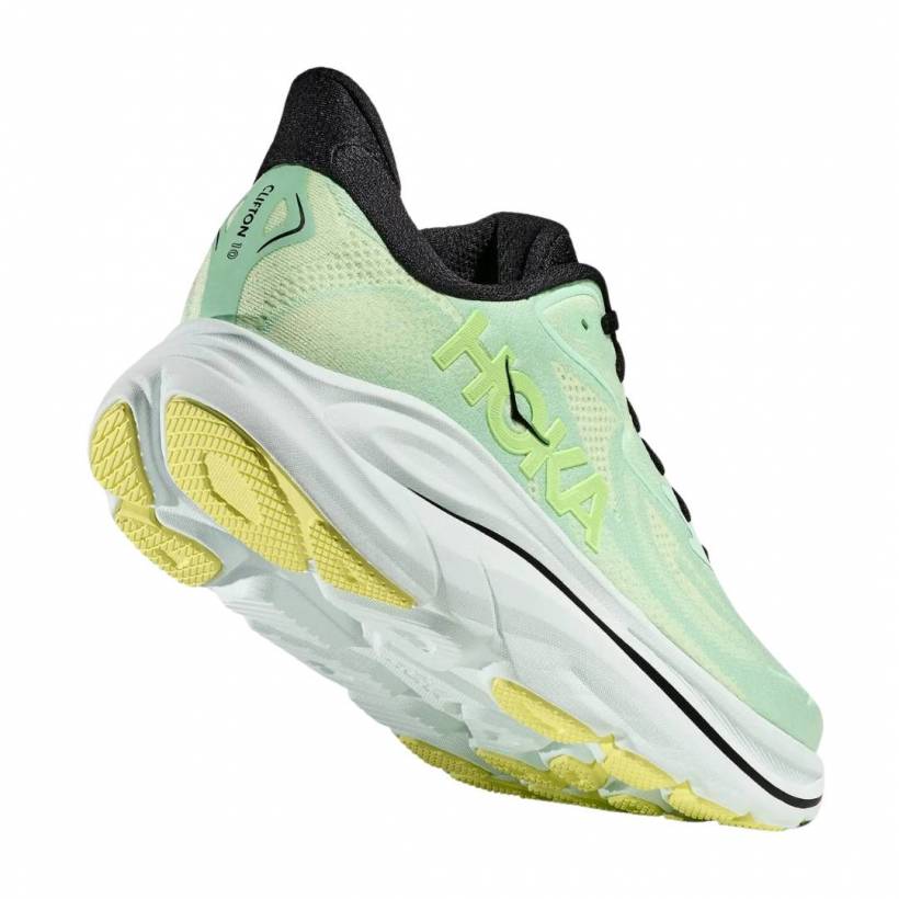 Scarpe Hoka Clifton 10 Verde Bianco SS25