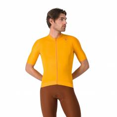 Maillot Castelli Espresso Manga Curta Laranja