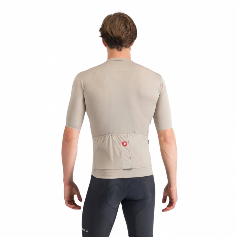 Maillot Castelli Prologo Lite Manga Curta Bege...