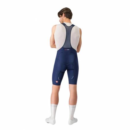 Castelli Free Aero Race S Blue Bib Shorts