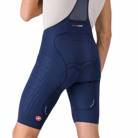 Castelli Free Aero Race S Blue Bib Shorts