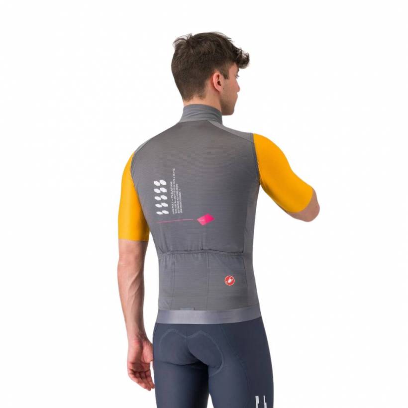 Gilet Castelli Espresso R-A/D Grigio