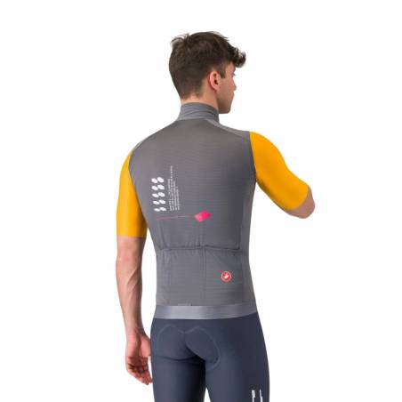 Gilet Castelli Espresso R-A/D Gris