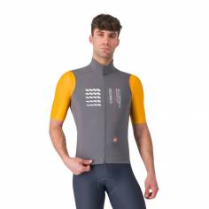 Castelli Weste Espresso R-A/D Grau