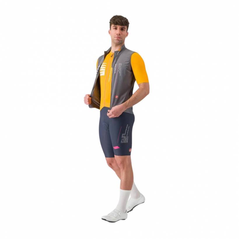 Castelli Weste Espresso R-A/D Grau