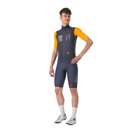 Gilet Castelli Espresso R-A/D Bleu