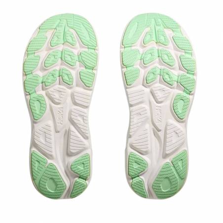 Chaussures Hoka Clifton 10 Bleu Blanc SS25 Femme