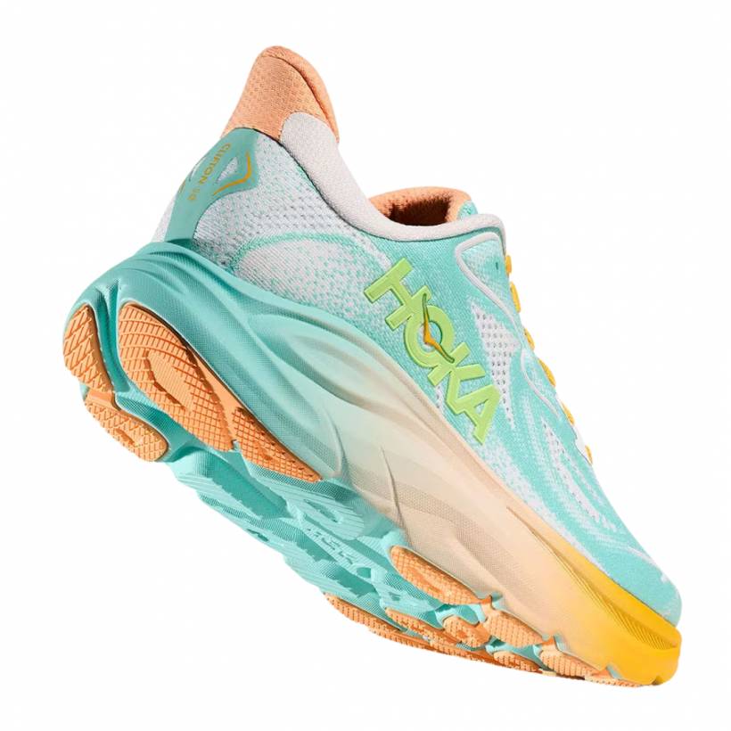 Zapatillas Hoka Clifton 10 Blanco Azul SS25 Mujer