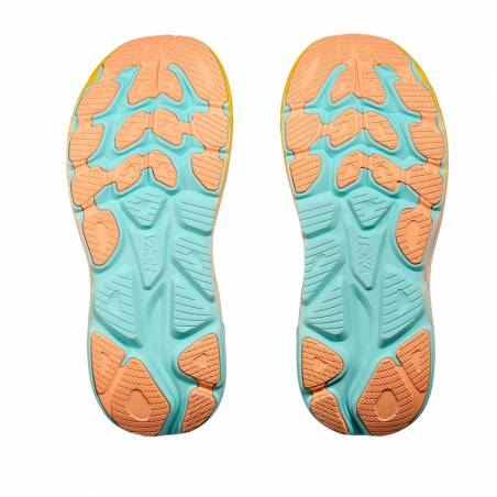 Zapatillas Hoka Clifton 10 Blanco Azul SS25 Mujer