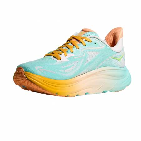 Zapatillas Hoka Clifton 10 Blanco Azul SS25 Mujer